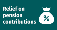 Relief on pension contributions
