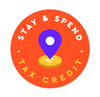 Stay and Spend Tax Credit Logo