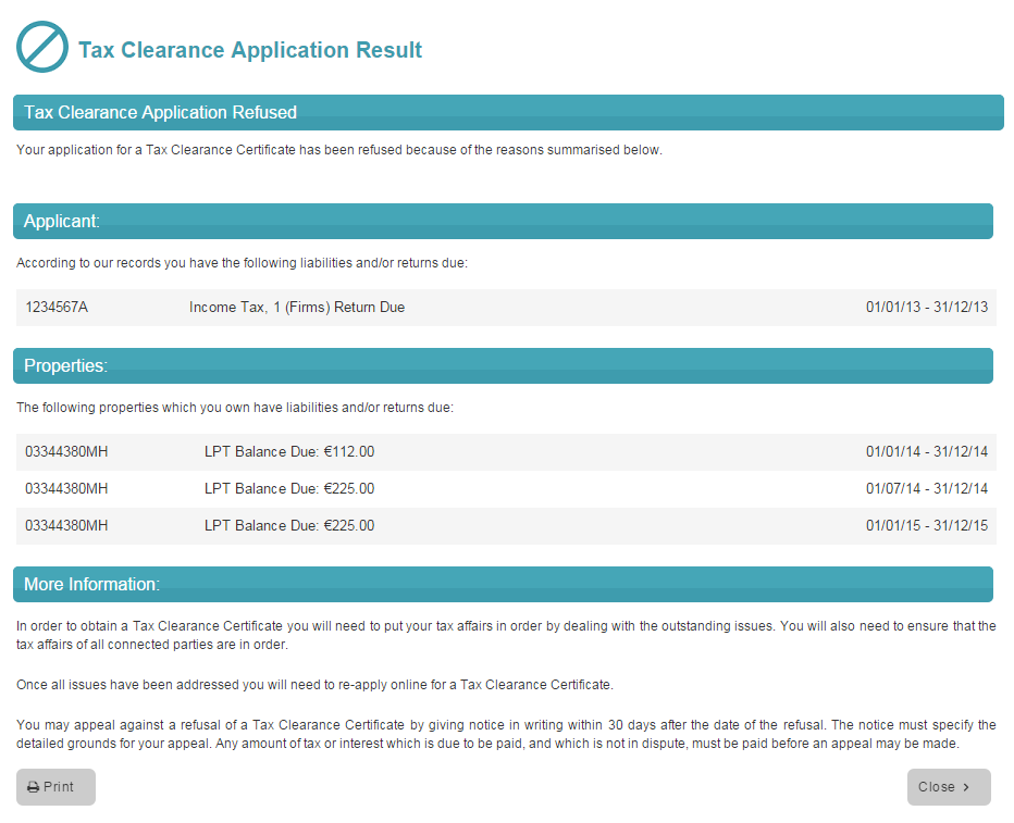 Apply For Tax Clearance Online Using Etax Clearance Etc